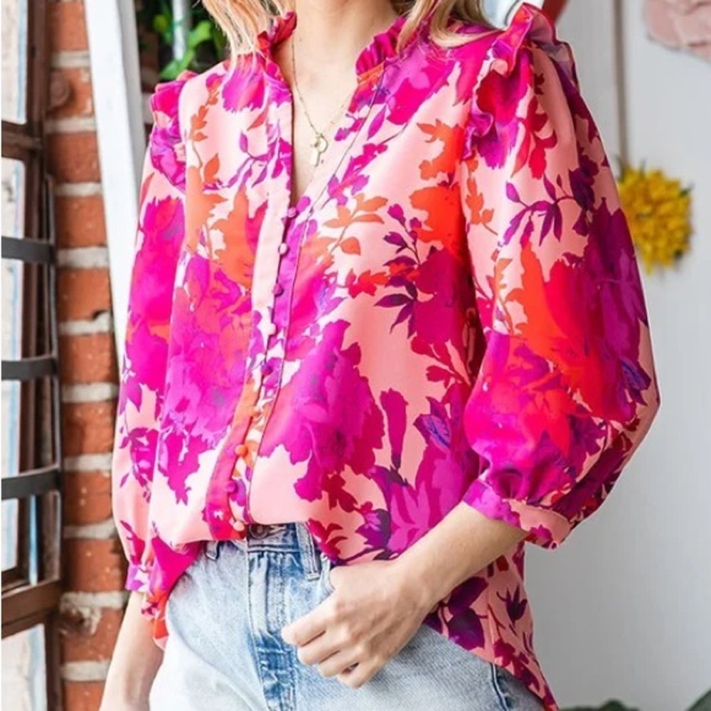 Raya Floral Blouse